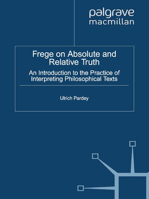 cover image of Frege on Absolute and Relative Truth